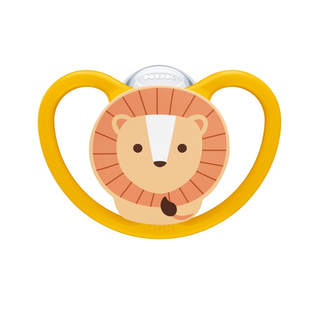 NUK Цуцла Лажалка Анатомска Силикон "Perfect Match Air SPACE" (6-18m)